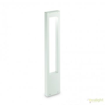 Stalp modern de exterior cu protectie IP44 VEGA PT1 alb 136035