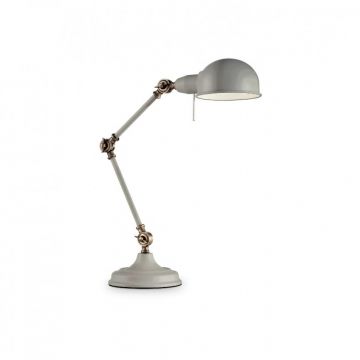 Veioza cu brat articulat / Lampa de masa design Retro TRUMAN TL1 GRIGIO 145204