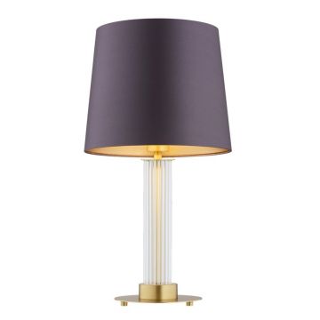 Veioza eleganta realizata din alama Hampton, pruna-violet