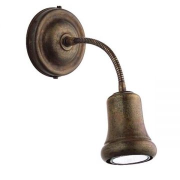 Aplica de perete clasica antique brass diam.10cm I Girasoli 208.20.OO