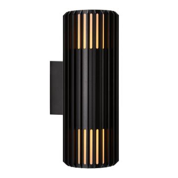 Aplica de perete exterior design nordic IP54 Aludra negru