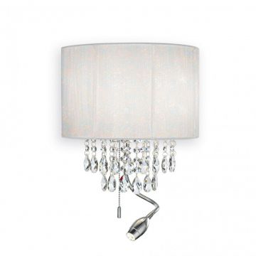Aplica de perete LED cristal Venezian OPERA AP3 BIANCO 068268