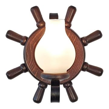 Aplica de perete rustica fabricata manual din lemn Timona WOOD-TI-AP1