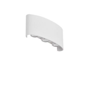 Aplica LED moderna de exterior ambientala IP54 GINNA 3 alba