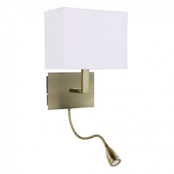 Aplica moderna eleganta cu reader Led Wall alama antic 6519AB SRT