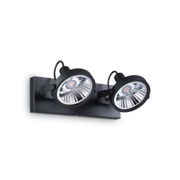 Aplica/ Plafoniera design modern GLIM PL2 NERO 200248