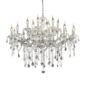 Candelabru 18 brate cristal Venezian FLORIAN SP18 CROMO 075150