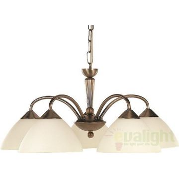 Candelabru 5 brate diametru 53cm Regina 8175 RX