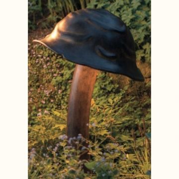 Lampa iluminat exterior din fier forjat design ciuperca AL 6691, 71cm