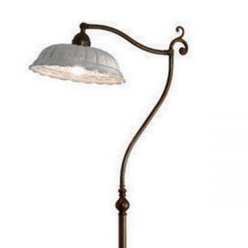 Lampadar, lampa de podea rustic fabricat manual Anita 061.53.OC