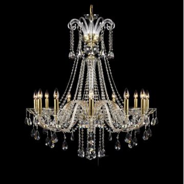 Lustra 12 brate cristal Bohemia L11 907/12/1-A
