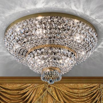 Lustra aplicata cristal SchÃ¶ler design de lux Sheraton 70cm, 24K gold plated
