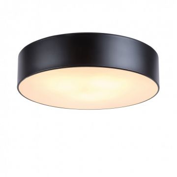 Lustra aplicata design modern circular Renata negru