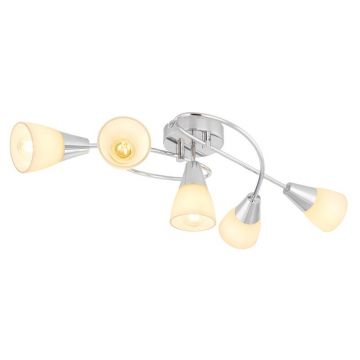 Lustra aplicata design modern TADEUS crom 54919-5D GL
