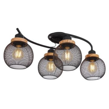 Lustra aplicata pendule design modern 4 brate PABLO 15663-4D GL