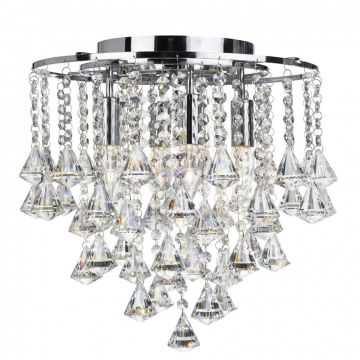 Lustra cristal aplicata design LUX Dorchester 4L 3494-4CC SRT