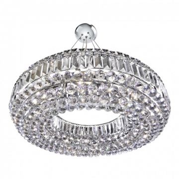 Lustra design LUX cristal K5 Vesuvius 10L 9392CC SRT