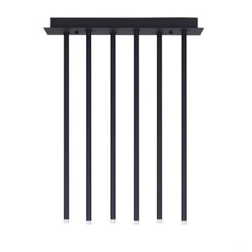 Lustra LED aplicata design minimalist STILVI 17W negru
