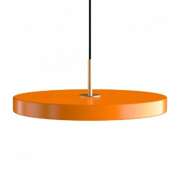 Lustra LED design scandinav Asteria medium - orange/ auriu