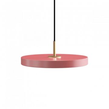 Lustra LED design scandinav Asteria mini - rose/ auriu