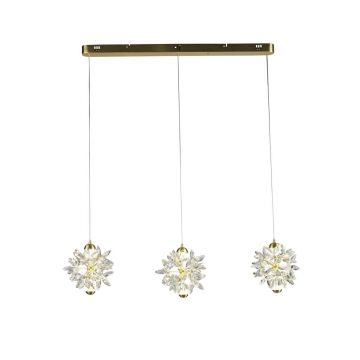 Lustra LED suspendata cristal design lux elegant BELLE 3L