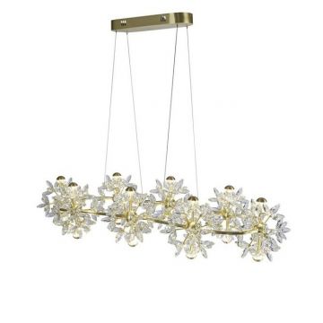 Lustra LED suspendata cristal design lux elegant BELLE