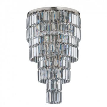 Lustra LUX aplicata, realizata manual ELLINI diametru 35cm, H-60cm