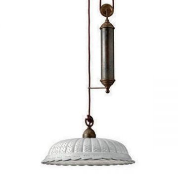 Lustra, Pendul rustic fabricat manual diametru 43cm Anita 061.12.OC