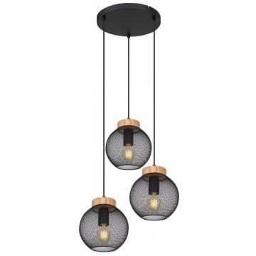 Lustra suspendata cu 3 pendule design modern PABLO 15663-3H GL