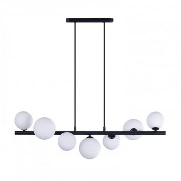 Lustra suspendata design modern SYBILLA 7 black