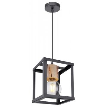 Pendul design modern HAGAR negru 15476H GL