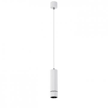 Pendul modern minimalist cu spot LED reglabil GALILEO 1 alb