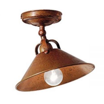 Plafonier rustic fabricat manual diametru 20cm La Cascina 204.23.OO