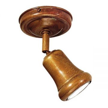 Plafonier,Spot clasic antique brass diametru 10cm I Girasoli 208.23.OO