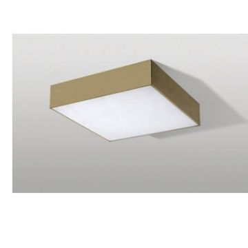 Plafoniera LED cu telecomanda design slim MONZA S 22 CCT champagne