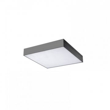 Plafoniera LED cu telecomanda design slim MONZA S 22 CCT neagra