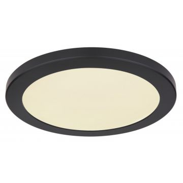 Plafoniera LED design modern, diametru 29,8cm, LASSE negru 12379-24B GL
