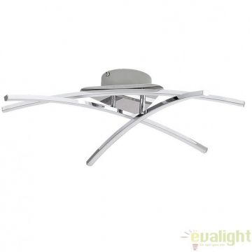 Plafoniera LED design modern, finisaj crom, Alexis 2504 RX