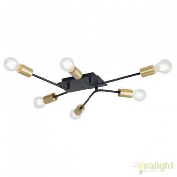 Plafoniera metal design Industrial Lanny 2103 RX