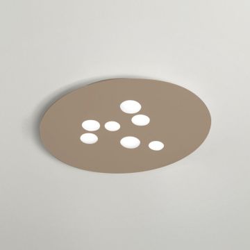 Plafoniera moderna Luna 60x72,5cm, alb sau gri