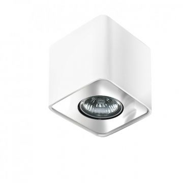 Spot aplicat tavan/plafon stil modern Nino 1 White/Chrom