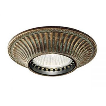 Spot incastrabil cu aspect antique brass diametru 10cm MINI 208.07.OO