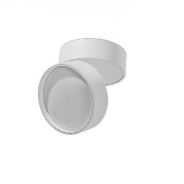 Spot LED aplicat directionabil de tavan/plafon MONA 12W 3000K alb