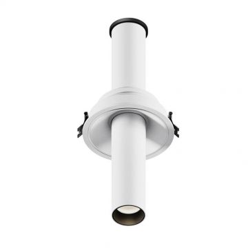 Spot LED incastrabil rotativ retractabil Focus T alb
