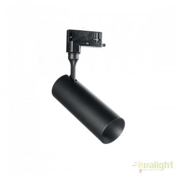 Spot LED pe sina directionabil SMILE mini 15W 3000K CRI80 36Â° negru 189765
