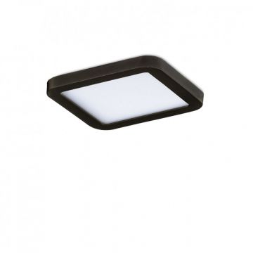 Spot LED pentru baie incastrat IP44 Slim 9 square 4000K negru