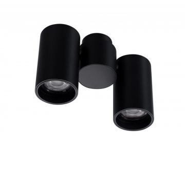 Spot modern directionabil aplicat tavan/plafon MAKALU 2 GU10 negru