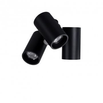 Spot modern directionabil aplicat tavan/plafon MAKALU 3 GU10 negru