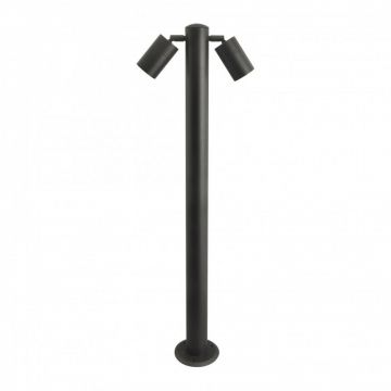 Stalp de exterior cu spoturi directionabile IP44 ROLF 2 90cm negru