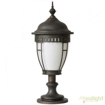 Stalp iluminat exterior din fier forjat, inaltime 60cm, AL 6613